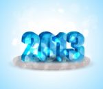 3d Year 2013  Stock Photo