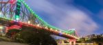 Story Bridge In Brisbane Stock Photo