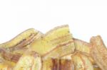 Fried Cultivated Banana Stock Photo