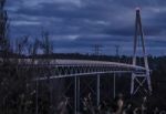 Batman Bridge By The Tamar River Near Sidmouth Stock Photo