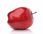 Red Ripe Apple Stock Photo