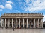 Facade Of The Grand Theatre In Bordeaux Stock Photo