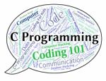 C Programming Indicates Software Design And Application Stock Photo