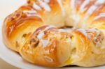 Sweet Bread Donut Cake Stock Photo