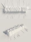 3d Cloth Falling On Words " Coming Up " Stock Photo