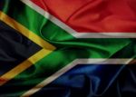 South Africa Grunge Waving Flag Stock Photo