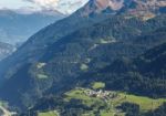 View From The Gotthard Pass In Switzerland Stock Photo