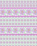 Pink Flower Stripe Pattern Stock Photo