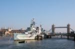 Hms Belfast Stock Photo