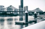 Story Bridge In Brisbane Stock Photo