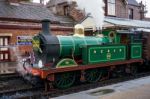 Sheffield Park, East Sussex/uk - September 8 : Golden Arrow At S Stock Photo