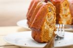 Chestnut Cake Bread Dessert Stock Photo