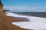 Jurassic Coastline At Lyme Regis Stock Photo