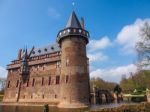 Holland Castle On Water De Haar Stock Photo