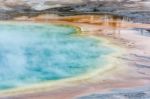 Grand Prismatic Spring Stock Photo