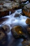 Sunanta Waterfall Is Beautiful Waterfall In Thailand Stock Photo