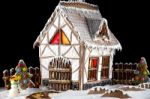 Gingerbread House Stock Photo