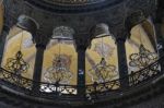 Istanbul, Turkey - May 26 : Interior View Of The Hagia Sophia Museum In Istanbul Turkey On May 26, 2018 Stock Photo