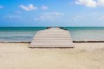 Wooden Pier Dock And Ocean View At Caye Caulker Belize Caribbean Stock Photo