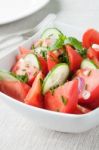 Tomato Salad Stock Photo