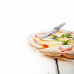 Italian Pizza Margherita Stock Photo