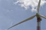 Wind Generator In Action Stock Photo