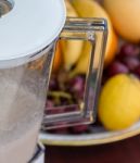 Fruit Smoothie Represents Milk Shake And Blended Stock Photo