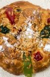 Portuguese King Cake Stock Photo