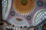 Istanbul, Turkey - May 28 : Interior View Of The Suleymaniye Mosque In Istanbul Turkey On May 28, 2018 Stock Photo