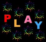 Playing Play Indicates Free Time And Kid Stock Photo