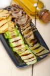 Grilled Assorted Vegetables Stock Photo