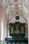 Interior View Of The Collegiate Church Of St Michael In Mondsee Stock Photo