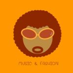 Afro Icon Stock Photo