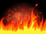 Copyspace Fire Indicates Flame Blaze And Fiery Stock Photo