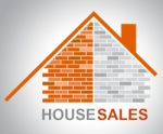 House Sales Indicates Purchases Habitation And Property Stock Photo