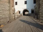 The Eleventh Century Castle On The Volcanic Mountain, Architecture And Elements  Stock Photo