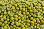 Mung Beans Background Stock Photo