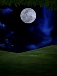 Full Moon Stock Photo