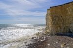 View Of The Sussex Coastline From Hope Gap Stock Photo