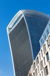 Close-up View Of The Walkie Talkie Building In London Stock Photo