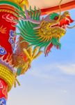 Dragon Chinese In Thailand Country Stock Photo