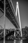 Batman Bridge By The Tamar River Near Sidmouth Stock Photo