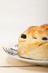 Blueberry Bread Cake Dessert Stock Photo