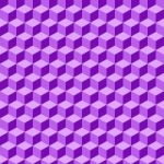 Violet Geometric Volume Seamless Pattern Background 001 Stock Photo