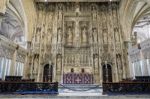 Altar In Winchester Cathedral Stock Photo