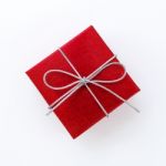 Red Gift Box Stock Photo