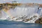 Beautiful Image With Amazing Powerful Niagara Waterfall Stock Photo