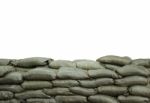 Sandbags Stock Photo