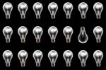  Bulbs Background Stock Photo