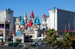 Las Vegas, Nevada/usa - August 1 : Walt Disney Castle In Las Veg Stock Photo